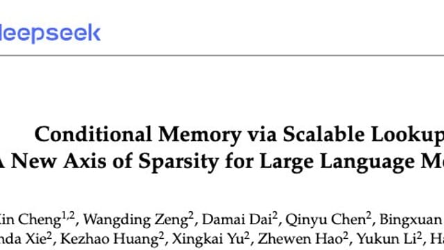  DeepSeek's Revolutionary Assault on AI's Memory Crisis – Shattering Scalability Barriers