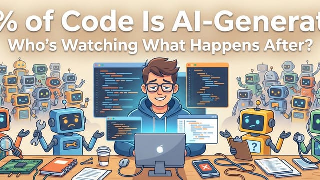 55% of Code Is Now AI-Generated. Who's Watching What Happens After?