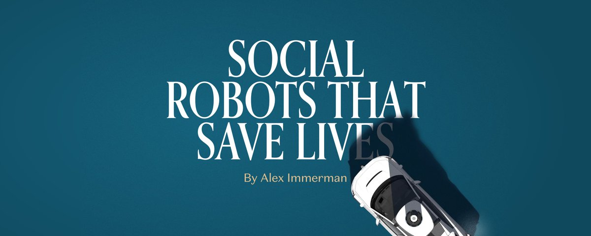 Self-driving cars: Social robots that save lives