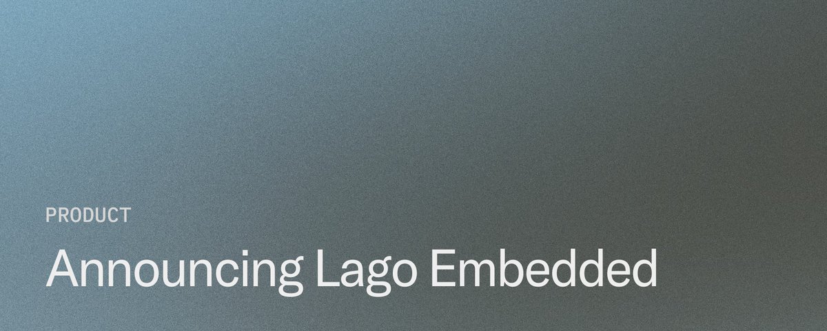 Lago Embedded: White-label, open-source billing