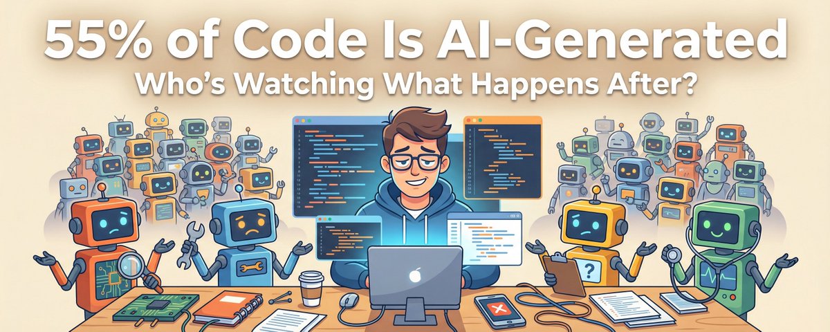 55% of Code Is Now AI-Generated. Who's Watching What Happens After?