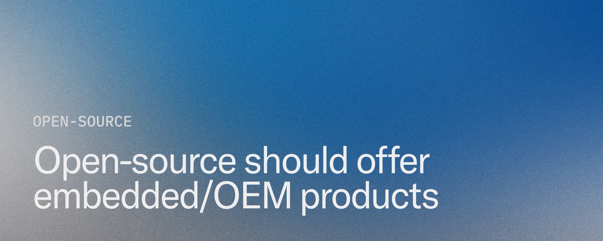 Embedded software is the biggest growth opportunity for open source