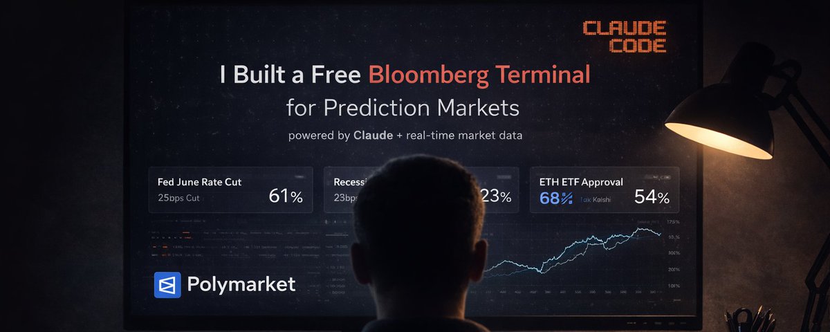 I built a free Bloomberg terminal for prediction markets using Claude