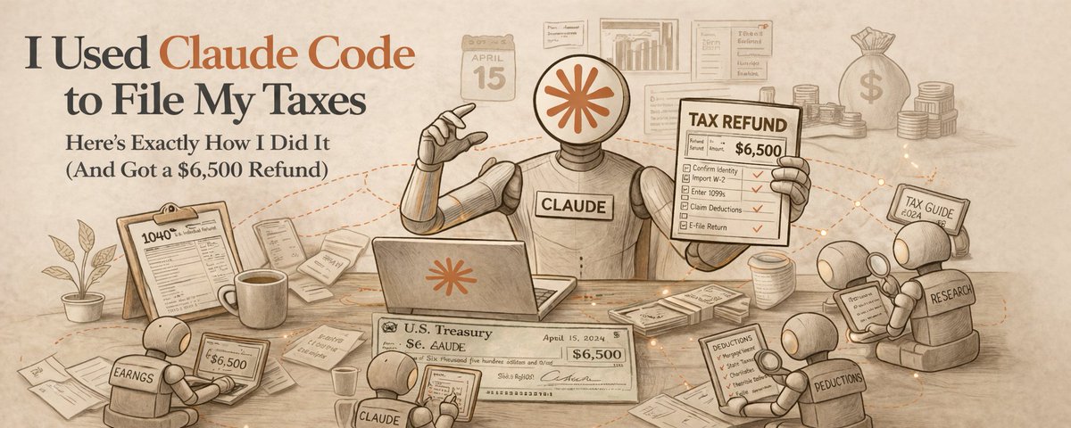 I Used Claude Code to File My Taxes. Here’s Exactly How I Did It (And Got a $6,500 Refund).