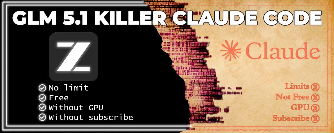 GLM 5.1 - Claude Code Killer UNLIMITED and FREE