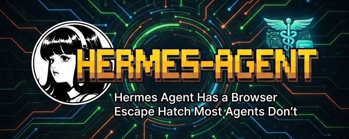 Hermes Has a Browser Escape Hatch Most Agents Don’t